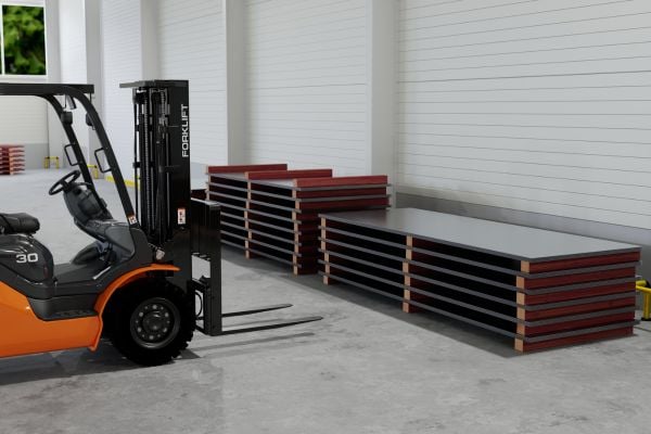 BarrierWood™ in warehouse