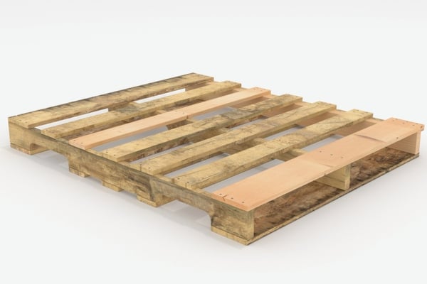 recycled and remanufactured pallet