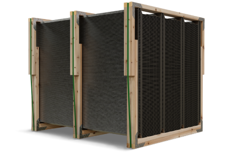 Transparent render of U-Block dunnage
