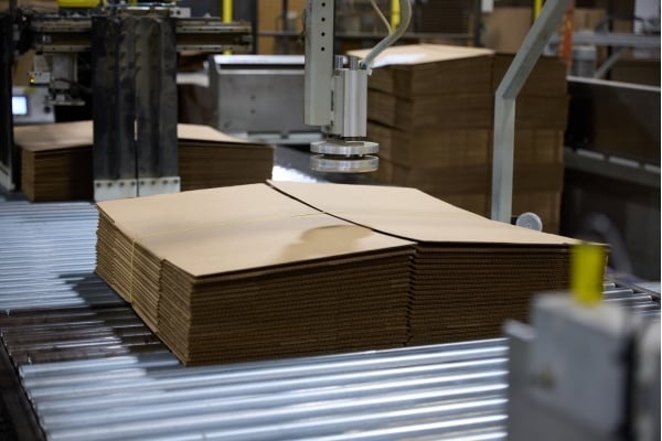 corrugated packaging production