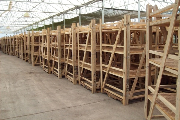 Plant growing racks