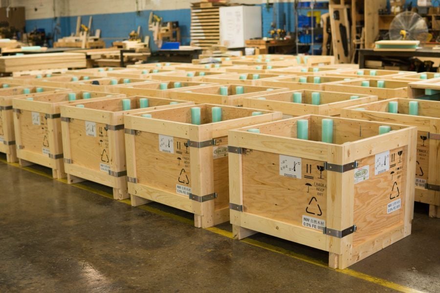 UFP Packaging medical technology crates