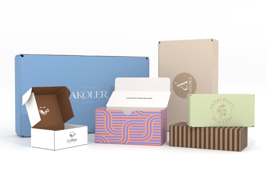 Custom printed corrugated mailers