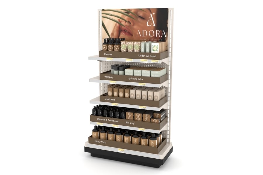 end cap point of purchase display