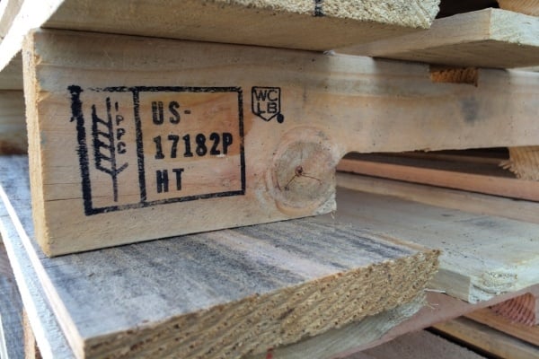 wooden heat-treated skids