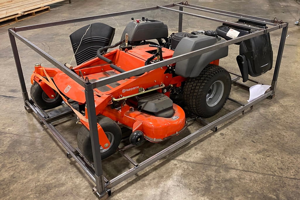 steel power equipment crate