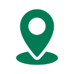 Green location pin icon