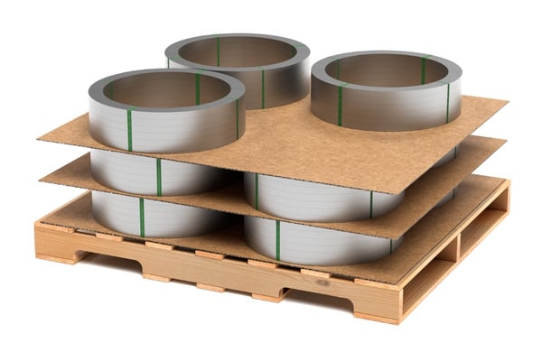 Corrugated pallet layer pads