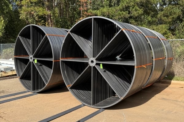 collapsible steel reels