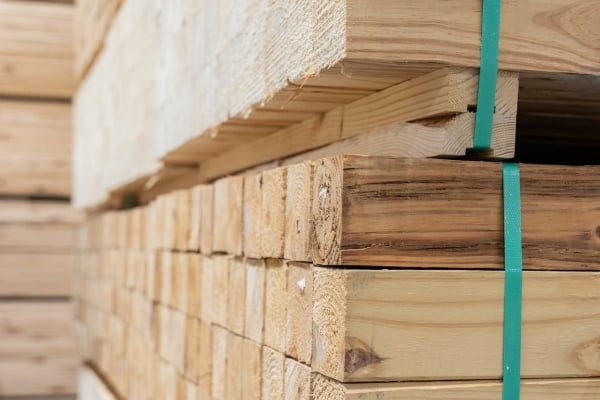 wooden banding groove dunnage